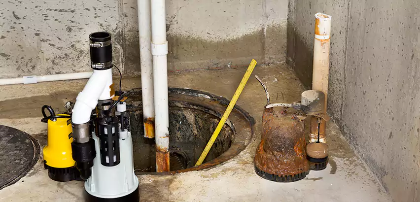 Installing Sump Pump in Finished Basement in Eastvale, CA